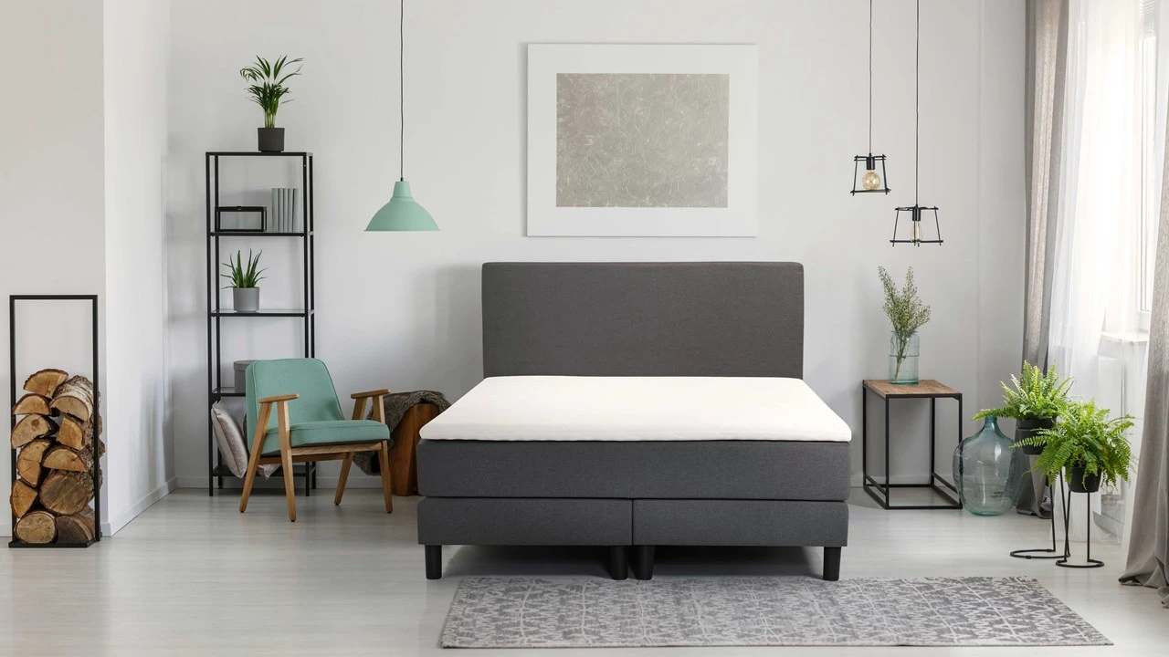 Boxspring Cisano Vlak – Luxe Gestoffeerd Design met In Hoogte Verstelbaar Hoofdbord 4 Boxspring Cisano Vlak – Luxe Gestoffeerd Design met In Hoogte Verstelbaar Hoofdbord - Afbeelding 2