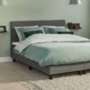 Boxspring Cisano Vlak – Luxe Gestoffeerd Design met In Hoogte Verstelbaar Hoofdbord 1 Boxspring Cisano Vlak – Luxe Gestoffeerd Design met In Hoogte Verstelbaar Hoofdbord -Beter Bed Winkel Boxspring Cisano vlak met gestoffeerd matras donkergrijs