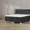 Boxspring Emma Deluxe Classic Vlak Antraciet - Inclusief Bekroond Emma Original Matras 2 Boxspring Emma Deluxe Classic Vlak Antraciet - Inclusief Bekroond Emma Original Matras -Beter Bed Winkel Boxspring Emma Deluxe Elegant vlak met Emma Originial matras