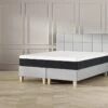 Emma Deluxe Elegant Vlak Antraciet - Luxe Boxspringset met Emma Original Matras -Beter Bed Winkel Boxspring Emma Deluxe Elegant vlak met Emma Originial matras light grey