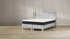 Emma Deluxe Elegant Vlak Antraciet - Luxe Boxspringset met Emma Original Matras