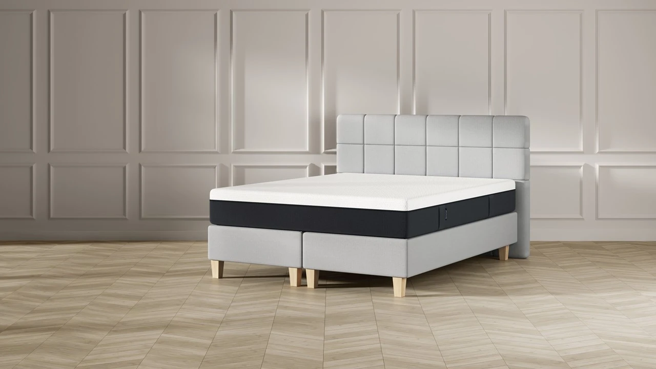 Emma Deluxe Elegant Vlak Antraciet - Luxe Boxspringset met Emma Original Matras 3 Emma Deluxe Elegant Vlak Antraciet - Luxe Boxspringset met Emma Original Matras