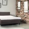 Invito Luxe Gestoffeerd Vlak – Compleet 2-Persoons Boxspring met Pocketveermatras & Topper 2 Invito Luxe Gestoffeerd Vlak – Compleet 2-Persoons Boxspring met Pocketveermatras & Topper -Beter Bed Winkel Boxspring Invito vlak met gestoffeerd matras donkergrijs