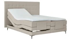 B Bright Boxspring Jade Verstelbaar – Klassiek Elegant Bed met Hopper Stof & Wave Pootjes -Beter Bed Winkel Boxspring Jade verstelbaar met gestoffeerd matras khaki 10