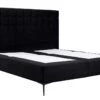 Boxspring Jade Vlak - Klassiek Design met Hopper Stof - Zonder Matras -Beter Bed Winkel Boxspring Jade vlak zonder matras black