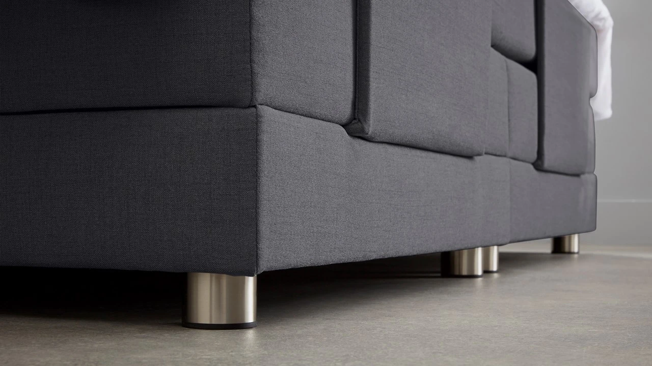 Boxspring Move Silver Pocket Deluxe Foam – Elektrisch Verstelbare Luxe Bedset 6 Boxspring Move Silver Pocket Deluxe Foam – Elektrisch Verstelbare Luxe Bedset - Afbeelding 4