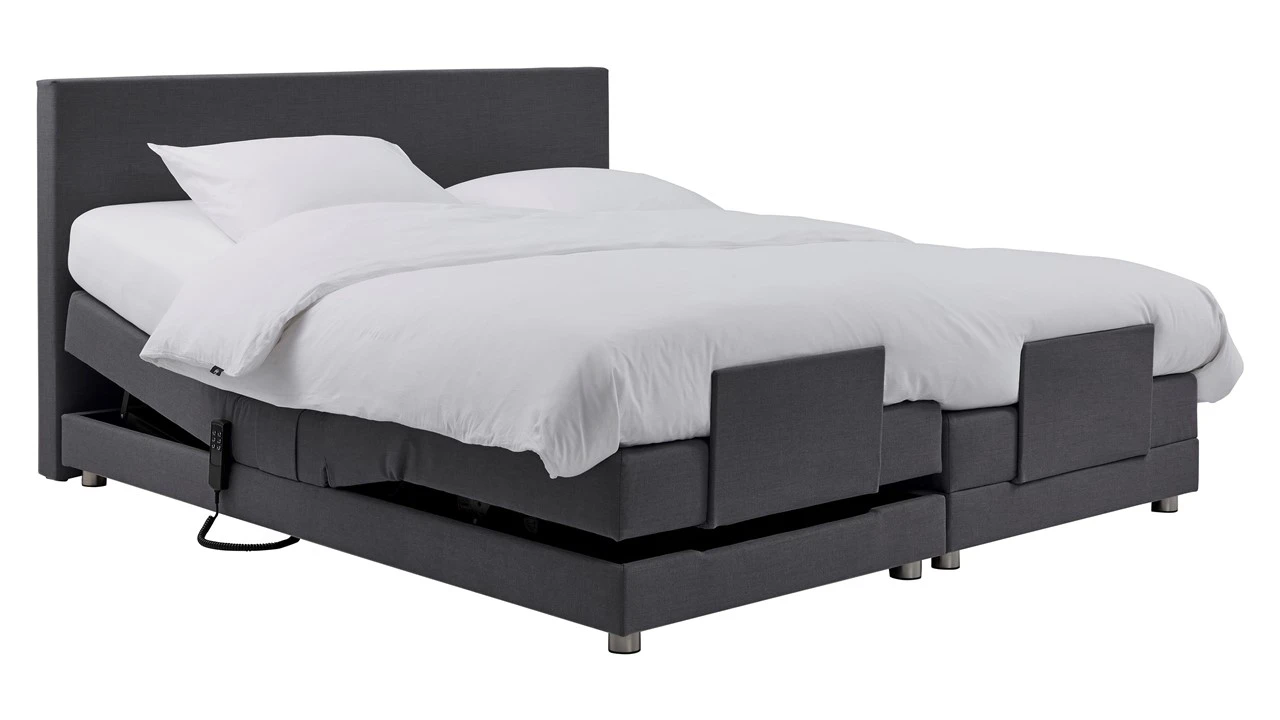 Boxspring Move Silver Pocket Deluxe Foam – Elektrisch Verstelbare Luxe Bedset 11 Boxspring Move Silver Pocket Deluxe Foam – Elektrisch Verstelbare Luxe Bedset - Afbeelding 9