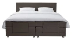 Boxspring Move Elektrisch Verstelbaar – Luxe Bed met Pocketveermatras & Topper -Beter Bed Winkel Boxspring Move verstelbaar met gestoffeerd matras antraciet 8
