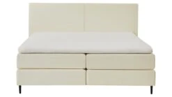 B Bright Boxspring Opal Lederlook Python - Strak Hoofdbord Vlak Systeem -Beter Bed Winkel Boxspring Opal vlak met gestoffeerd matras ecru 7
