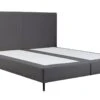 Boxspring Opal Vlak - Tijdloos Design Lederlook Python - Zonder Matras 1 Boxspring Opal Vlak - Tijdloos Design Lederlook Python - Zonder Matras -Beter Bed Winkel Boxspring Opal vlak zonder matras anthracite state
