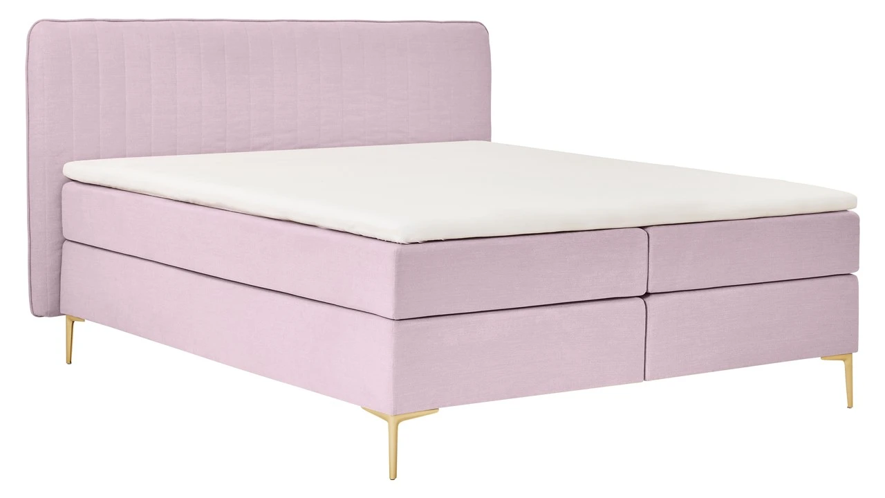 B Bright Boxspring Ruby Vlak – Trendy Design met Verticaal Gelijnd Hoofdbord & Gouden Poten 9 B Bright Boxspring Ruby Vlak – Trendy Design met Verticaal Gelijnd Hoofdbord & Gouden Poten - Afbeelding 7