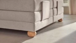 Karlsson Boxspring Solid Lina Verstelbaar Naturel – Luxe Elektrische Bedset met Rond Hoofdbord -Beter Bed Winkel Boxspring Solid Lina verstelbaar met gestoffeerd matras naturel 4