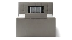 Karlsson Unik Varje Elektrisch Verstelbare Boxspring - Antraciet Grijs met TV-Lift & Luxe Split-Topper 14 Karlsson Unik Varje Elektrisch Verstelbare Boxspring - Antraciet Grijs met TV-Lift & Luxe Split-Topper -Beter Bed Winkel Boxspring Unik Varje verstelbaar met gestoffeerd matras en voetbord met TV lift wood 3