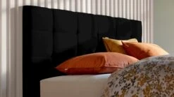 Karlsson Boxspring Unik Varje Vlak – Luxe Melange Design met Vildar Royal Matras & Voetenbord -Beter Bed Winkel Boxspring Unik Varje vlak met Vildar Royal matras black 2