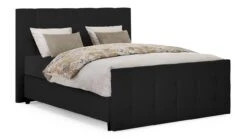Karlsson Boxspring Unik Varje Vlak – Luxe Melange Design met Vildar Royal Matras & Voetenbord -Beter Bed Winkel Boxspring Unik Varje vlak met Vildar Royal matras black 4