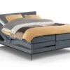 Boxspring Viggo Elektrisch Verstelbaar - Scandinavisch Design met Verstelbaar Hoofdbord 1 Boxspring Viggo Elektrisch Verstelbaar - Scandinavisch Design met Verstelbaar Hoofdbord -Beter Bed Winkel Boxspring Viggo verstelbaar met gestoffeerd matras oakland antraciet