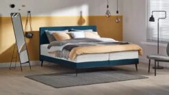 Boxspring Viggo Vlak β Modern Scandinavisch Design met Silver Pocket Deluxe Foam Matras