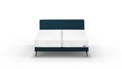 Boxspring Viggo Vlak – Modern Scandinavisch Design met Silver Pocket Deluxe Foam Matras -Beter Bed Winkel Boxspring Viggo vlak met Silver Pocket Deluxe Foam matras oakland blauw 5