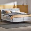 Beter Bed Select Viggo Vlak Boxspring – Gestoffeerd met Verstelbaar Hoofdbord 2 Beter Bed Select Viggo Vlak Boxspring – Gestoffeerd met Verstelbaar Hoofdbord -Beter Bed Winkel Boxspring Viggo vlak met gestoffeerd matras oakland grijs