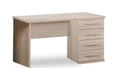 Bureau Woody Modern Design - Wit met 4 Laden - Ruime Werkplek Tienerkamer
