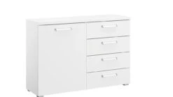 Commode Elba – 4 Laden en 1 Deur – Moderne Ladekast Slaapkamer