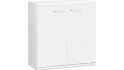 Commode Jesse – Witte 2-Deurs Ladekast met Kleuraccenten – Kinderkamer Opbergkast