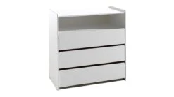 Vipack Commode Kiddy Wit – Scandinavisch Design Ladekast met 3 Laden