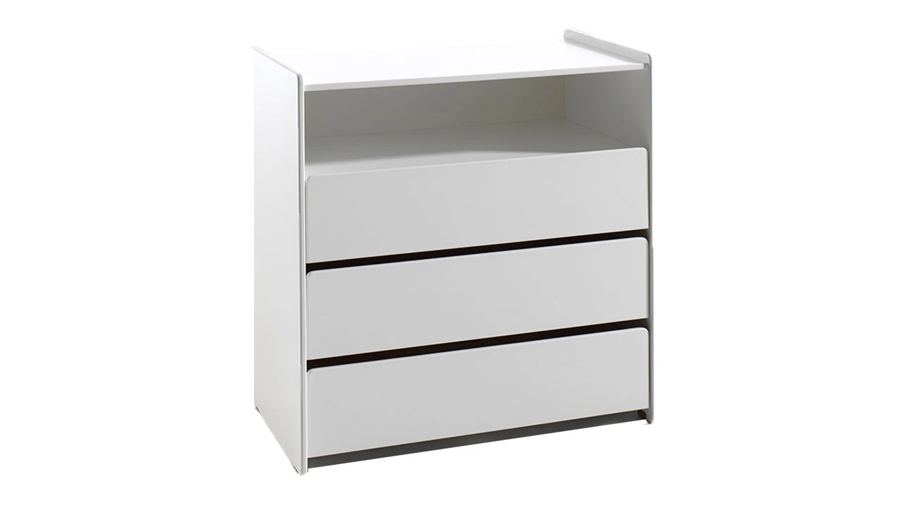 Vipack Commode Kiddy Wit – Scandinavisch Design Ladekast met 3 Laden 3 Vipack Commode Kiddy Wit – Scandinavisch Design Ladekast met 3 Laden