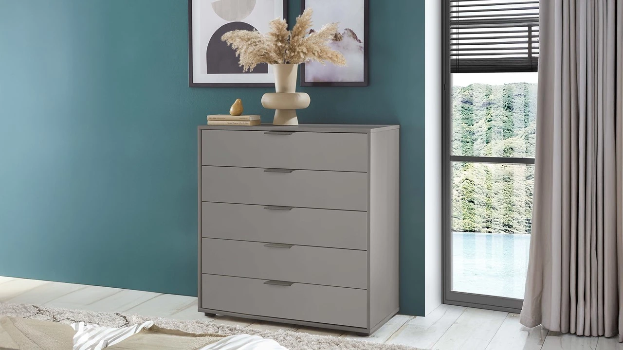 Commode Onyx Bruinzwart – Luxe 5 Laden Ladekast in Hotelstijl 3 Commode Onyx Bruinzwart – Luxe 5 Laden Ladekast in Hotelstijl