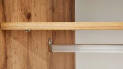 Kledingkast Tim Eiken Decor – 3-Deurs Garderobekast met Hang- en Leggedeelte -Beter Bed Winkel Complete slaapkamer Tim met nachtkasten en kast exclusief matras 5