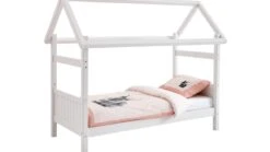 Flexworld Dakframe Grenenhout – Massief Houten Huisbed Frame voor Halfhoogslaper en Sofabed -Beter Bed Winkel Dakframe Flexworld dakframe wit 1