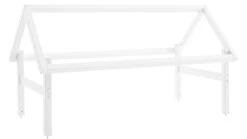 Flexworld Dakframe Grenenhout – Massief Houten Huisbed Frame voor Halfhoogslaper en Sofabed -Beter Bed Winkel Dakframe Flexworld dakframe wit