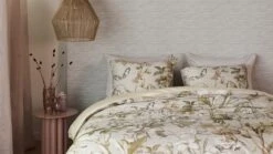 Beddinghouse Bronte Dekbedovertrek - Botanische Lelie Print Nude & Taupe - 100% Katoen-Satijn -Beter Bed Winkel Dekbedovertrek Bronte naturel 2