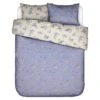 ESSENZA Dekbedovertrek Fiora – Luxe Katoen Satijn met Romantische Bloemenprint -Beter Bed Winkel Dekbedovertrek Fiora lavender blue