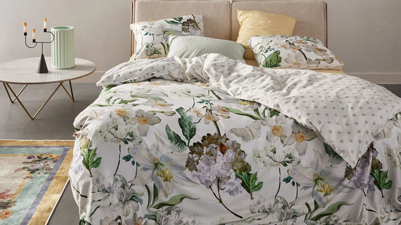 ESSENZA Rosalee Dekbedovertrek – Luxe Katoensatijn met Rijksmuseum Bloemenprint 4 ESSENZA Rosalee Dekbedovertrek – Luxe Katoensatijn met Rijksmuseum Bloemenprint - Afbeelding 2