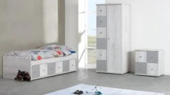 Bed Lagoon Kinderbed & Tienerbed - Personaliseerbaar Design met Hoge Instap
