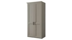 B Bright Draaideurkast Chateau – Landelijke Kledingkast met Spiegelopties