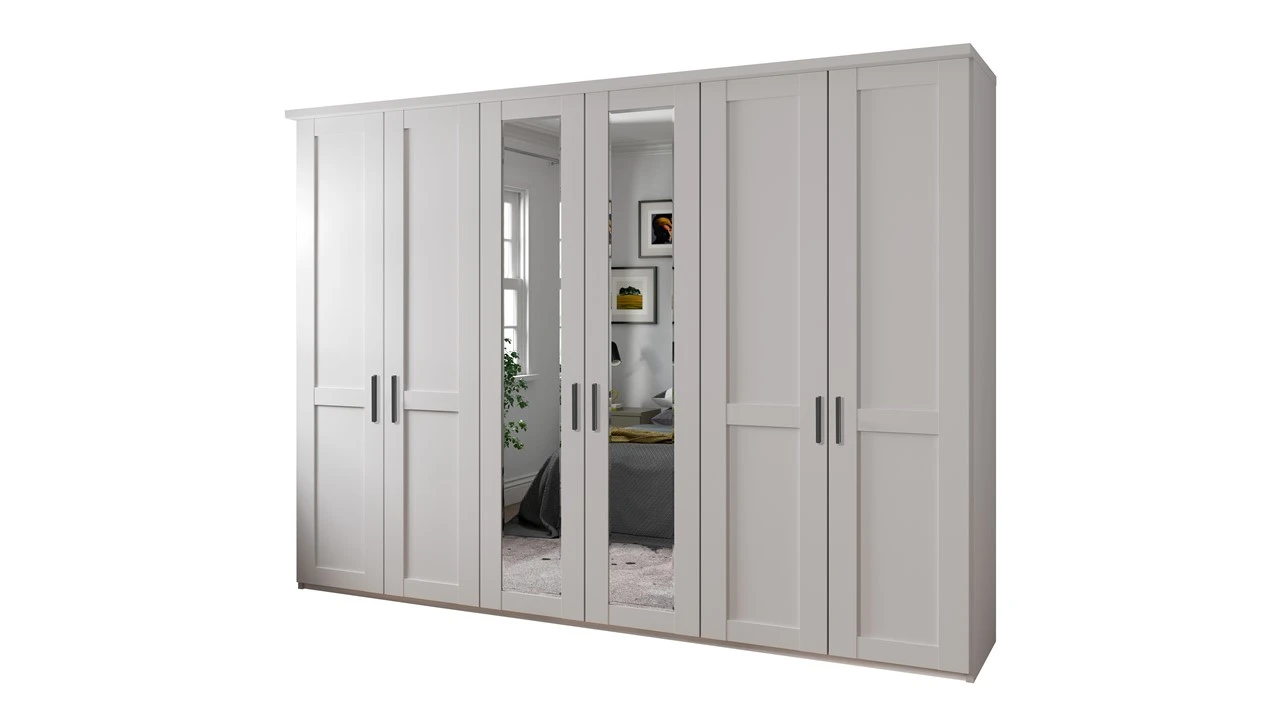 B Bright Chateau Draaideurkast met Spiegel β Landelijke Garderobekast met Veel Opbergruimte 3 B Bright Chateau Draaideurkast met Spiegel β Landelijke Garderobekast met Veel Opbergruimte