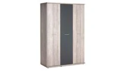 Young Natuurlijk Eiken 3-Deurs – Extra Hoge Draaideurkast