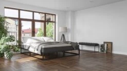 Emma Metal Bed Zwart – Minimalistisch Industrieel Bedframe met Emma O2 Medium Matras 11 Emma Metal Bed Zwart – Minimalistisch Industrieel Bedframe met Emma O2 Medium Matras -Beter Bed Winkel Emma Metal bed met Emma O2 medium matras zwart 1