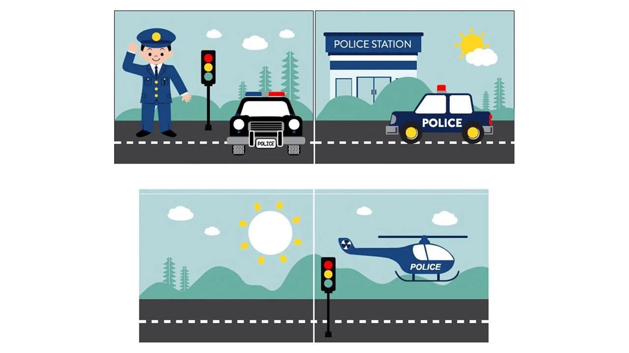 Pino & Scott Speelgordijn Police β Blauw Politiethema voor Halfhoogslaper 3 Pino & Scott Speelgordijn Police β Blauw Politiethema voor Halfhoogslaper