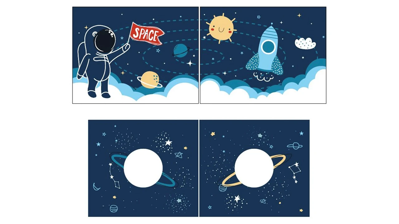 Space Shuttle Speelgordijnen voor Pino & Scott Halfhoogslaper – Blauw Universum Design 3 Space Shuttle Speelgordijnen voor Pino & Scott Halfhoogslaper – Blauw Universum Design