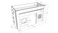 Vipack Halfhoogslaper Freya Wit – Modern Kinderbed met Speelruimte en Ronde Openingen -Beter Bed Winkel Halfhoogslaper Freya Wit 3