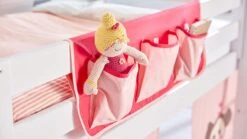 Flexworld Halfhoogslaper Jip Wit - Massief Grenenhouten Kinderbed met Ladder -Beter Bed Winkel Halfhoogslaper Jip 1