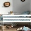 Vipack Pino Halfhoogslaper Wit - Massief Grenenhout Minimalistisch Kinderbed -Beter Bed Winkel Halfhoogslaper Pino wit