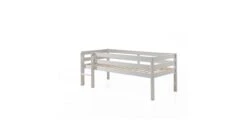 Vipack Pino Halfhoogslaper Wit - Massief Grenenhout Minimalistisch Kinderbed -Beter Bed Winkel Halfhoogslaper Pino wit 2