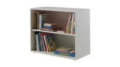 Halfhoogslaper Scott Wit met Bureau, Boekenkast en Commode - Kinderbed -Beter Bed Winkel Halfhoogslaper Scott met bureau boekenkast en commode wit 5