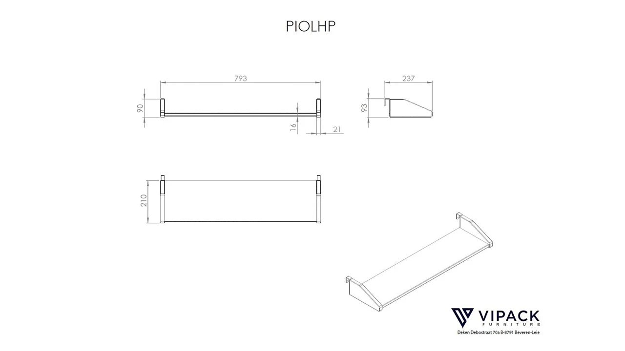 Vipack Pino Hangtablet Natuurlijk Grenen – Nachtkastje voor (Half)Hoogslaper 4 Vipack Pino Hangtablet Natuurlijk Grenen – Nachtkastje voor (Half)Hoogslaper - Afbeelding 2