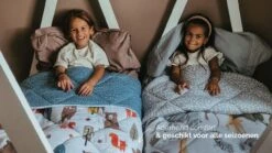 HappyBed Kids Bobby Bear Blauw/Wit – Dekbed Zonder Overtrek 100% Katoen Wasbaar 9 HappyBed Kids Bobby Bear Blauw/Wit – Dekbed Zonder Overtrek 100% Katoen Wasbaar -Beter Bed Winkel Happybed Bobby Bear alle seizoenen dekbed synthetisch 1