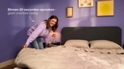 HappyBed Kids Bobby Bear Blauw/Wit – Dekbed Zonder Overtrek 100% Katoen Wasbaar 11 HappyBed Kids Bobby Bear Blauw/Wit – Dekbed Zonder Overtrek 100% Katoen Wasbaar -Beter Bed Winkel Happybed Bobby Bear alle seizoenen dekbed synthetisch 3